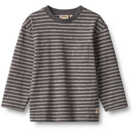 Wheat Dark Charcoal Stripe Blouse Ross