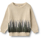 Wheat Offwhite Jacquard Pullover Finley
