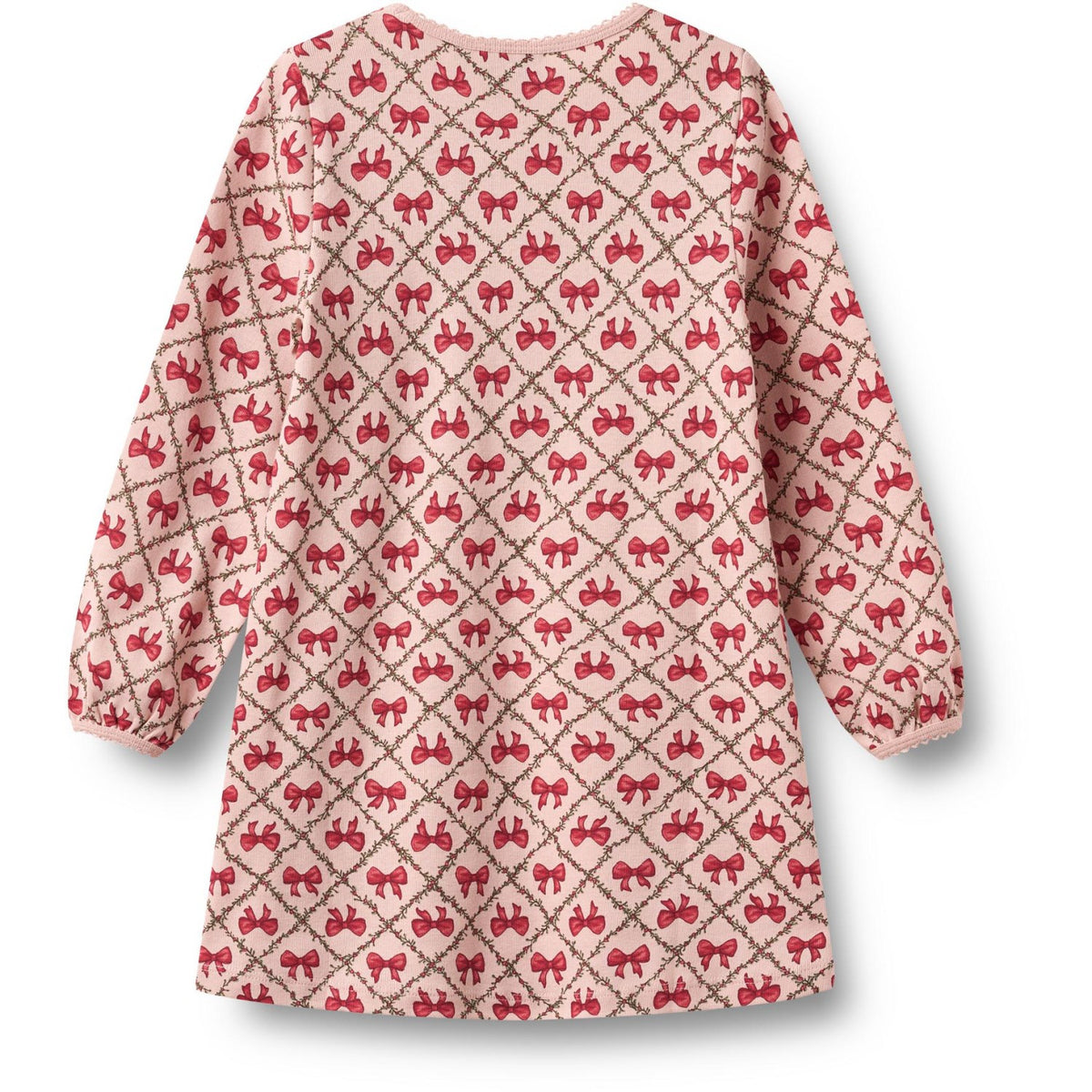 Wheat Dim Rose Bows Nightgown Elinor