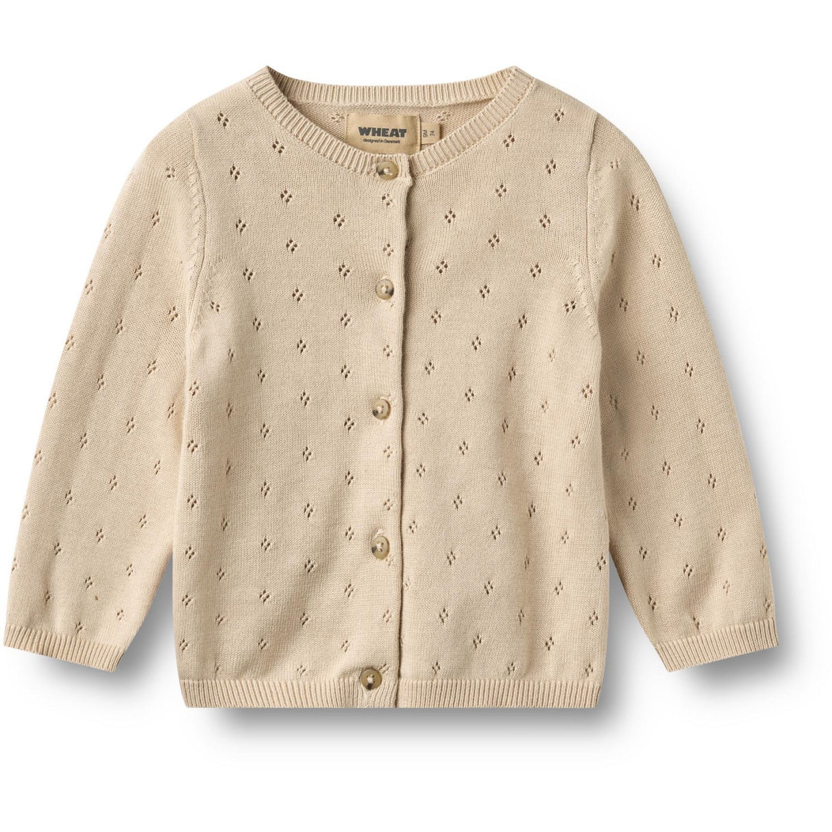 Wheat Offwhite Knit Cardigan Maia