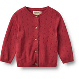 Wheat Red Cherry Knit Cardigan Maia