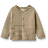 Wheat Gravel Knit Cardigan L/S Gunnar