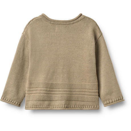 Wheat Gravel Knit Cardigan L/S Gunnar
