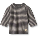 Wheat Dark Charcoal Stripe Blouse Ross