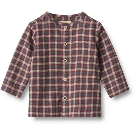 Wheat Blue Holiday Check Shirt Shelby