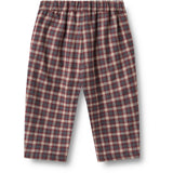 Wheat Blue Holiday Check Trousers Lined Arne