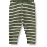 Wheat Dark Green Stripe Jersey Pants Manfred
