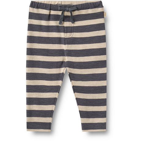 Wheat Greyblue Stripe Jersey Pants Manfred