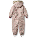 Wheat Grey Moon Flowers Snowsuit Moe Tech