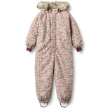 Wheat Grey Moon Flowers Snowsuit Moe Tech