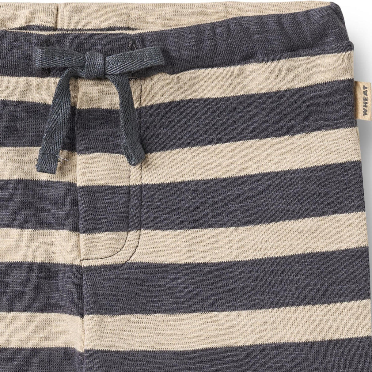 Wheat Greyblue Stripe Jersey Pants Manfred
