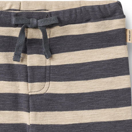 Wheat Greyblue Stripe Jersey Pants Manfred