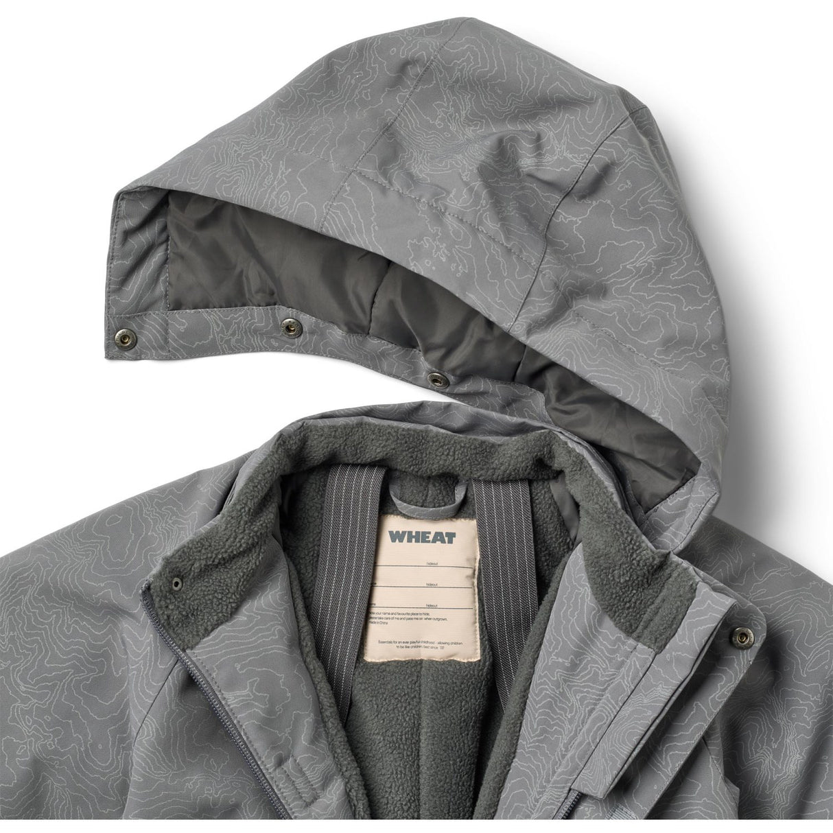 Wheat Reflective Elevation Map Snowsuit Miko