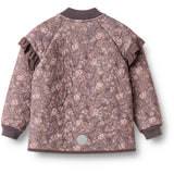 Wheat Purple Stone Flowers Thermo Jacket Ellas