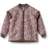 Wheat Purple Stone Flowers Thermo Jacket Ellas