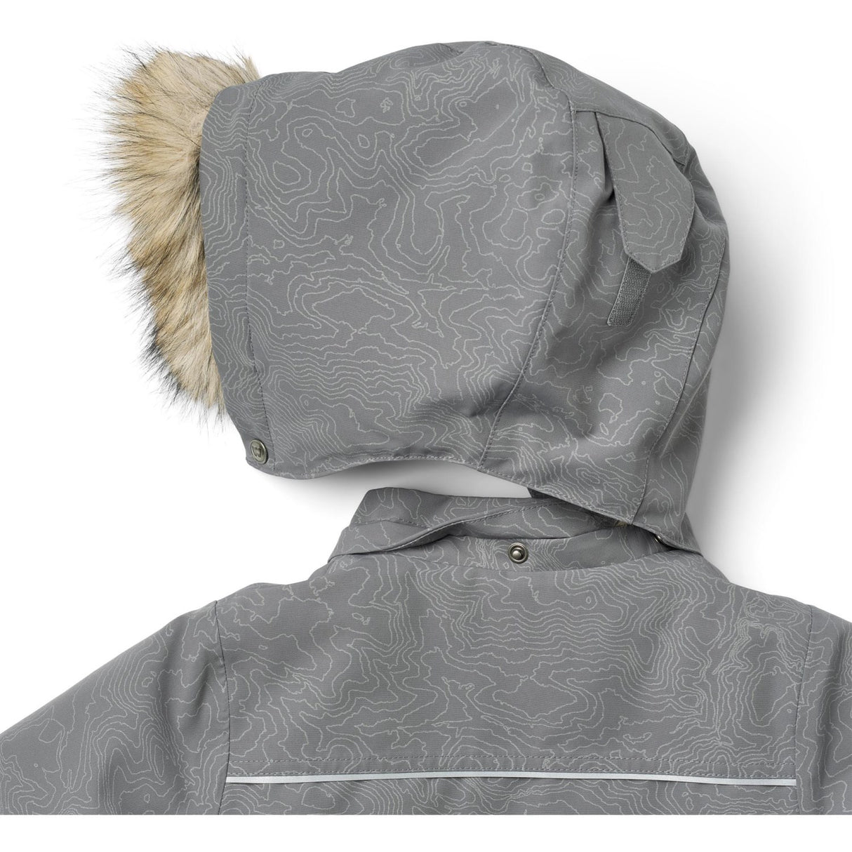 Wheat Reflective Elevation Map Jacket Kasper