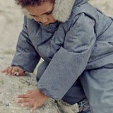 Wheat Reflective Elevation Map Jacket Kasper