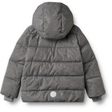 Wheat Dark Reflective Map Puffer Jacket Gael