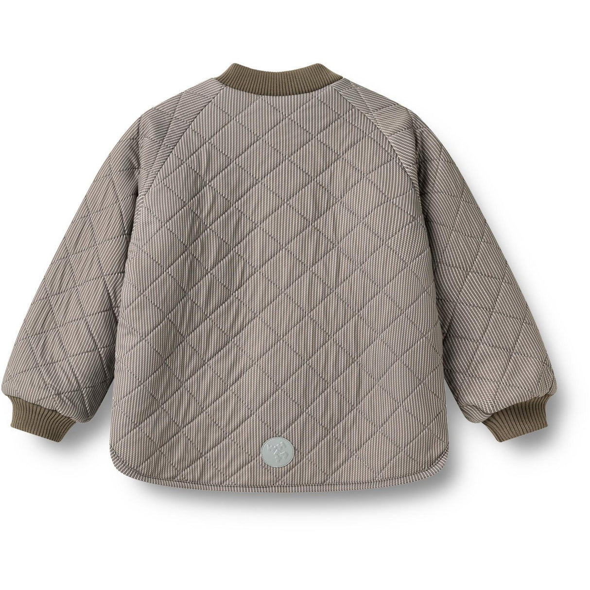 Wheat Brown Stripe Reversible Thermo Jacket Lake