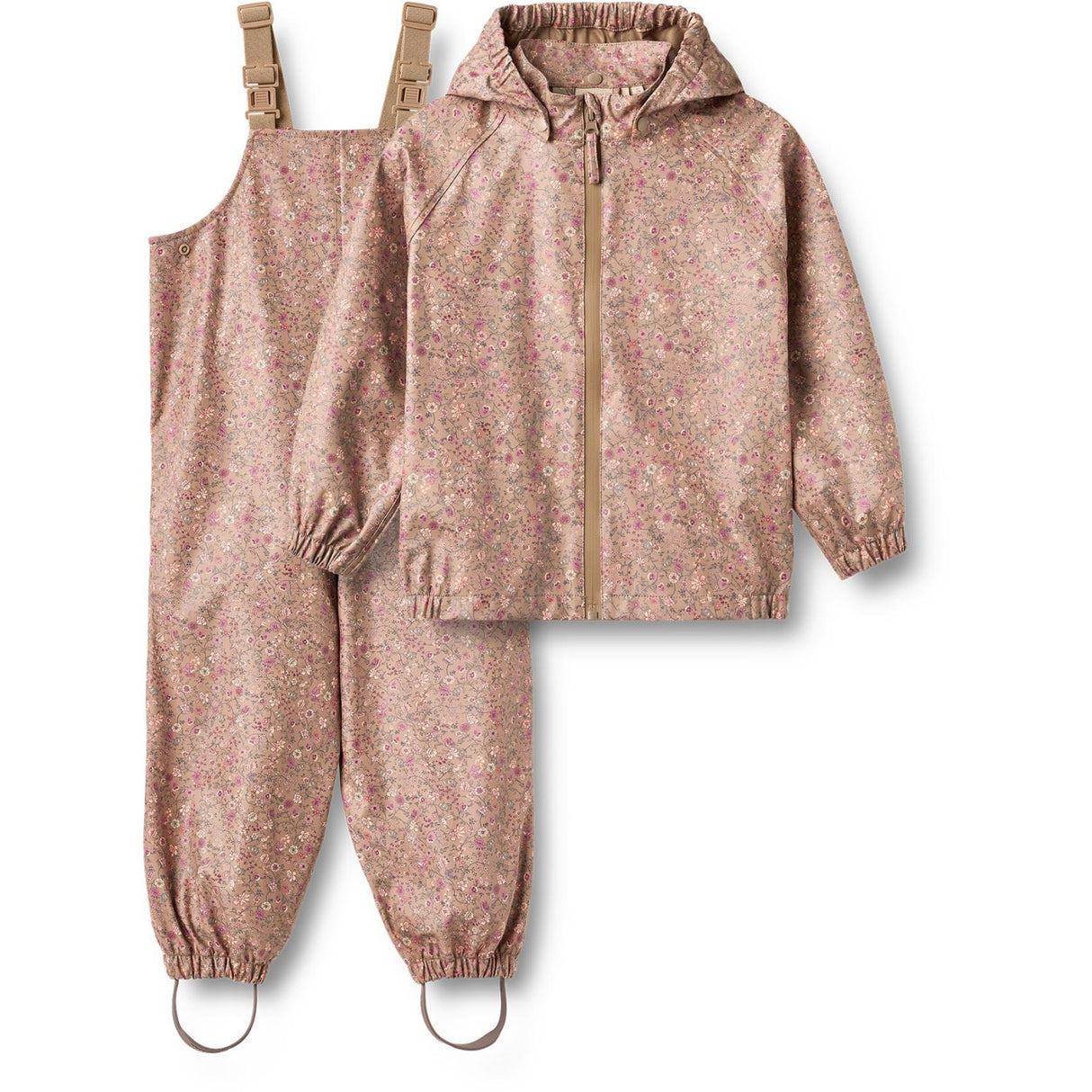 Wheat Portabella Flowers Rainwear Ola Set