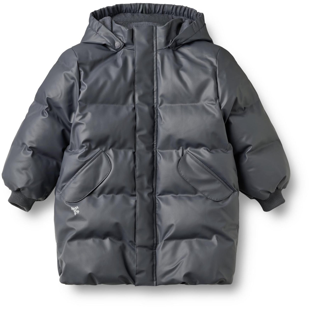 Wheat Greyblue Pu Puffer Jacket Coast