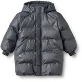 Wheat Greyblue Pu Puffer Jacket Coast