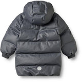 Wheat Greyblue Pu Puffer Jacket Coast