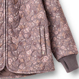 Wheat Purple Stone Flowers Thermo Jacket Thilde