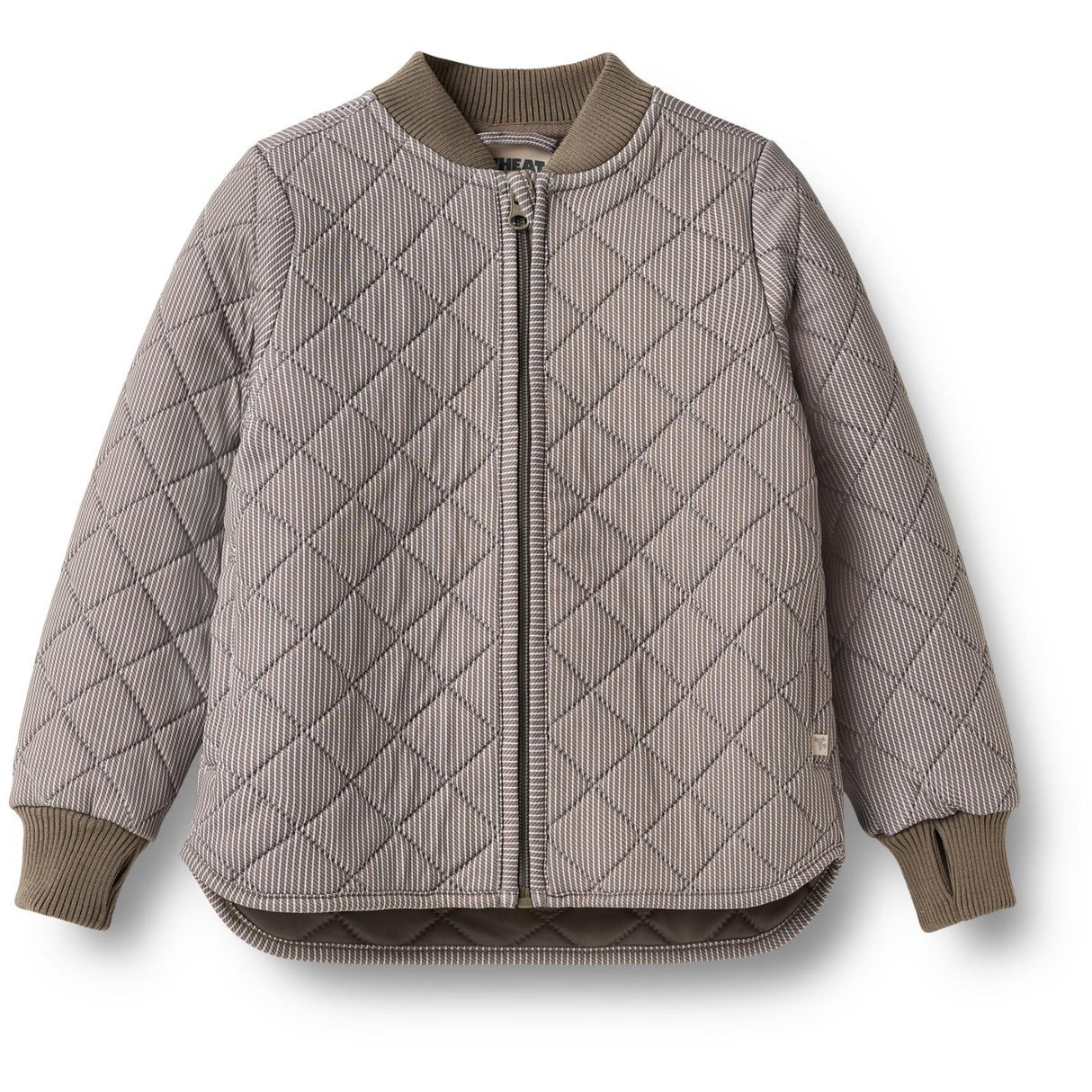 Wheat Brown Stripe Thermo Jacket Loui