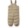 Wheat Grey Stone Puffer Track Pants Baakk