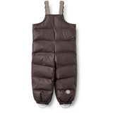 Wheat Chocolate Plum Puffer Track Pants Baakk