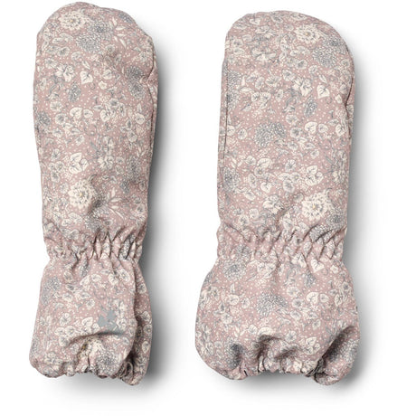 Wheat Dry Rose Flowers Mittens Monta