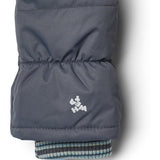 Wheat Greyblue Puffer Mittens Jazz