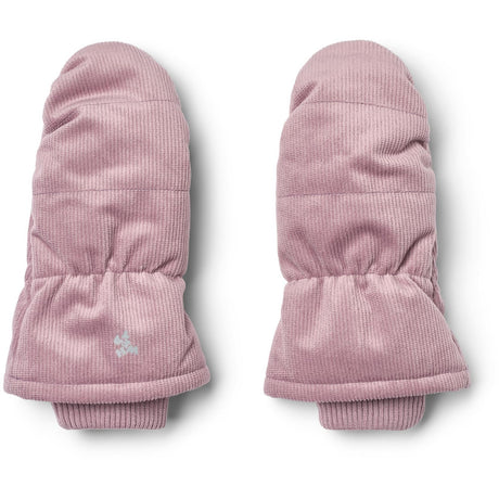 Wheat Lavender Puffer Mittens Jazz