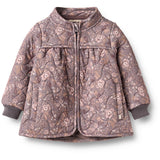 Wheat Purple Stone Flowers Thermo Jacket Thilde