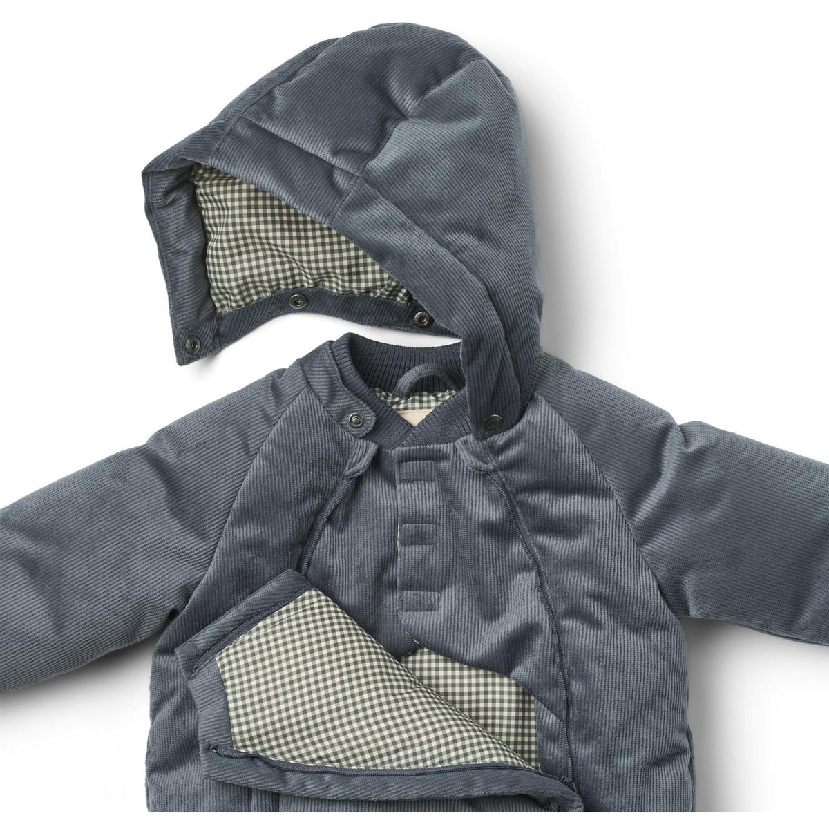Wheat Greyblue Puffer Jacket Morgen