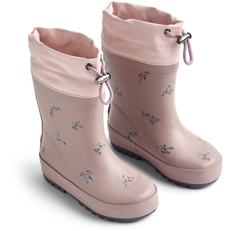 Wheat Dry Rose Flowers Rubber Boot Thermo