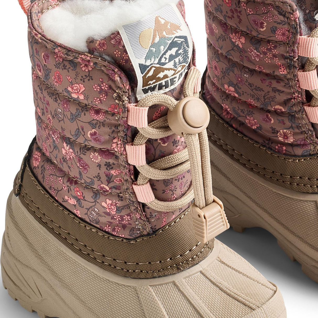 Wheat Portabella Flowers Winterboot Aleex