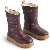 Wheat Plum Truffle Stars Winterboot Koa Tex