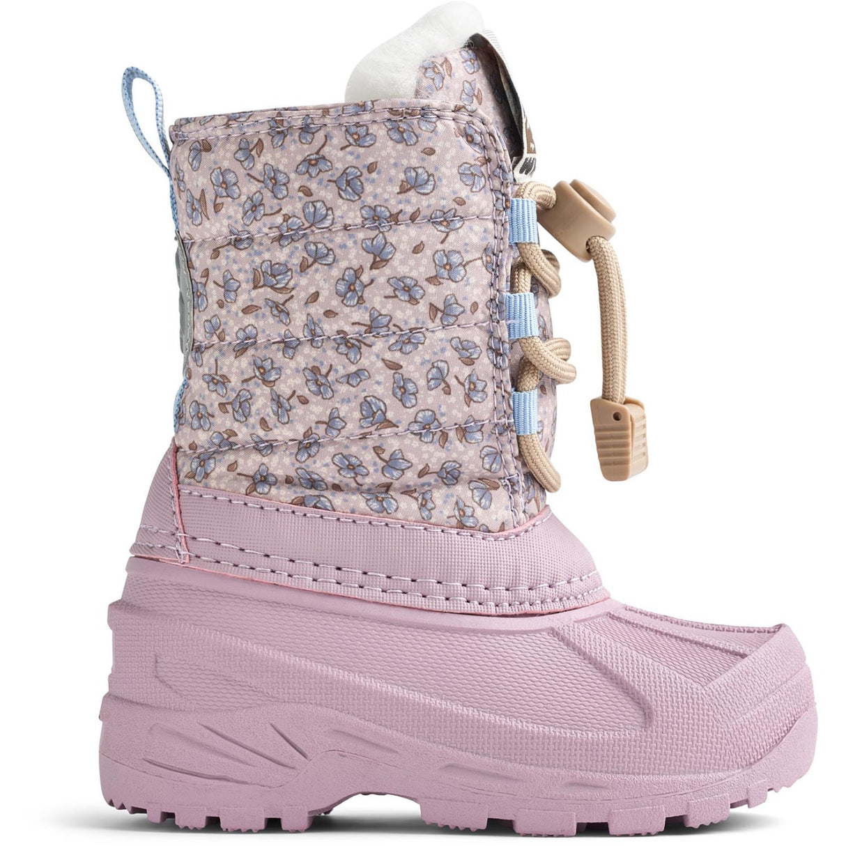 Wheat Lilac Blue Flowers Winterboot Aleex