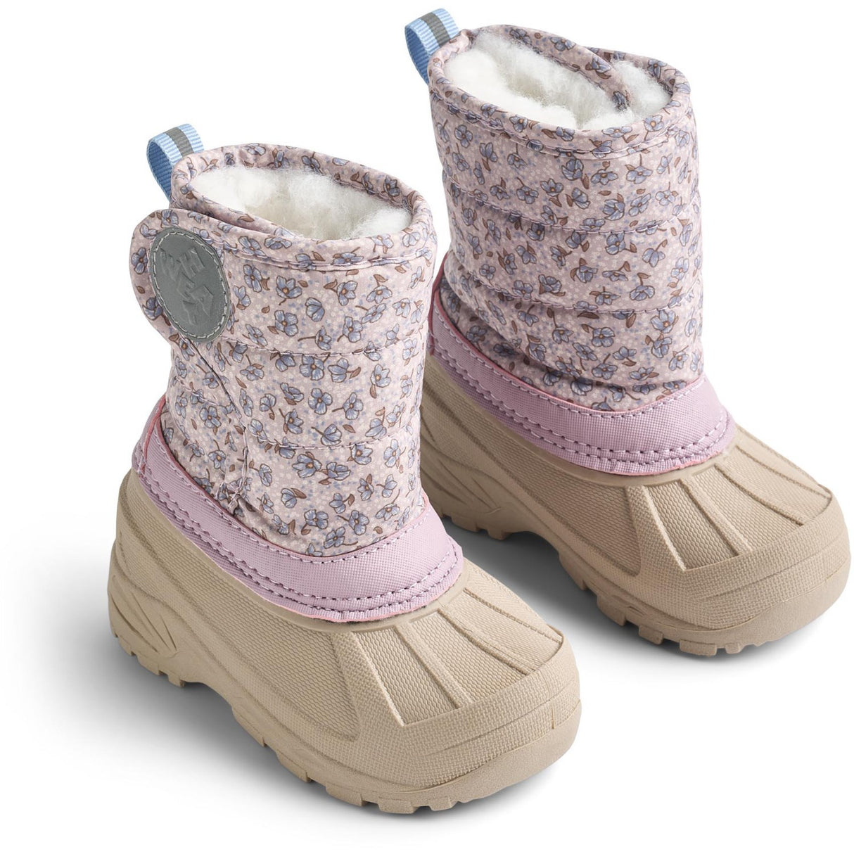 Wheat Lilac Blue Flowers Winterboot Winty