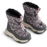 Wheat Dark Charcoal Flowers Winterboot Esme