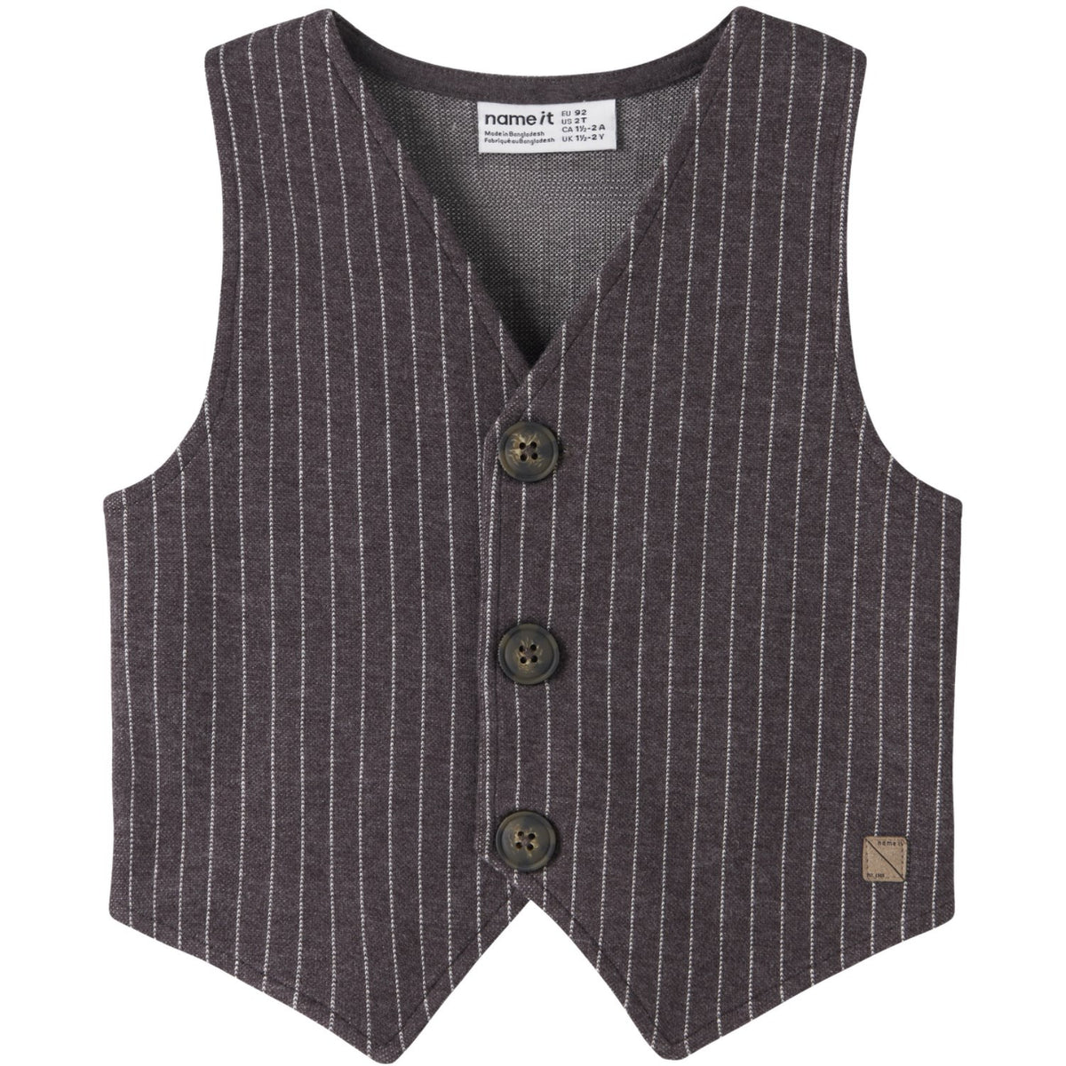 Name It Chocolate Plum Nmmrobino Vest Unb