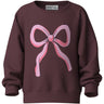 Name It Catawba Grape Bow Nmfvenus Ls Nreg Sweat Bru