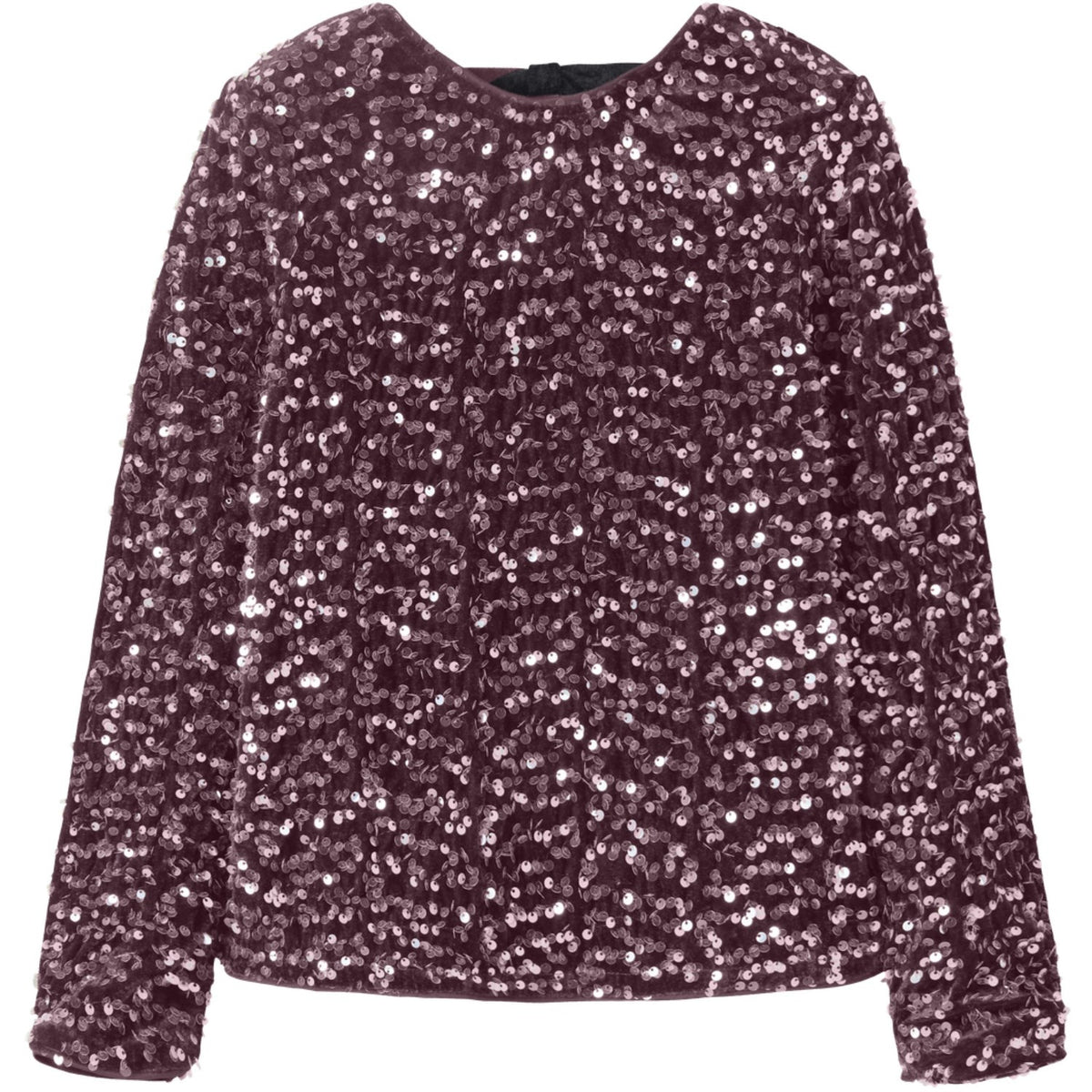 Name It Catawba Grape Nkfrusitta Ls Bow Blouse
