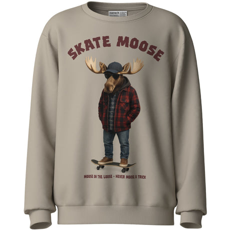Name It Island Fossil Skate Moose Nkmvoto Ls Nreg Sweat Bru