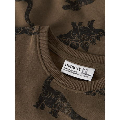 Name It Sepia Nmmriva Ls Nreg Sweat Bru