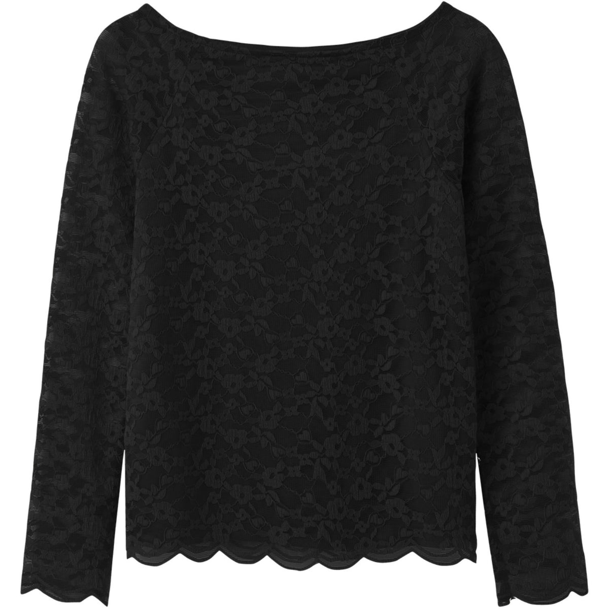 Name It Black Nkfradia Ls Slim Sh Top