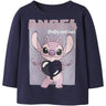 Name It Evening Blue Nmfoda Stitch Ls Nreg Top Box Wdi