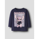 Name It Evening Blue Nmfoda Stitch Ls Nreg Top Box Wdi